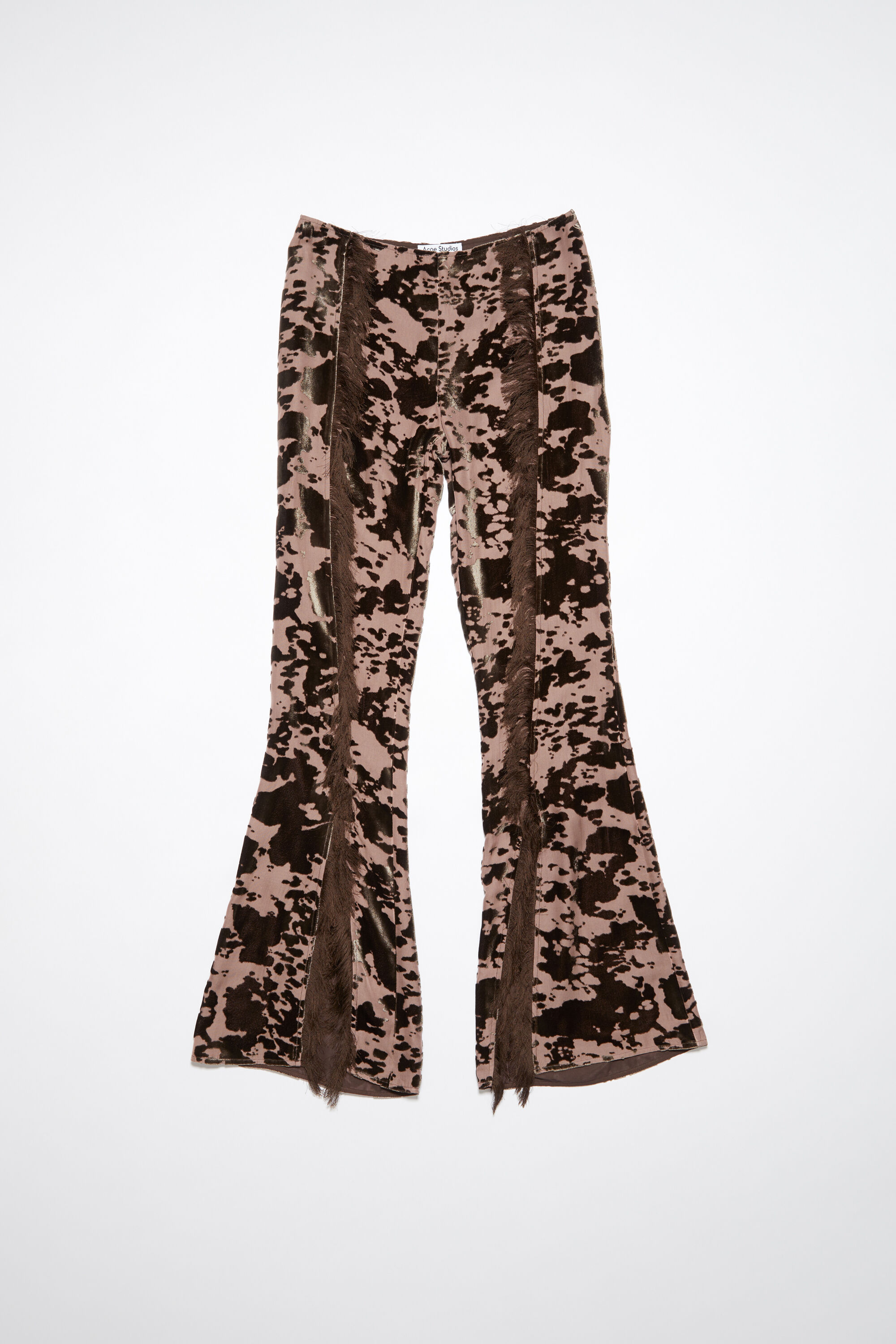 Jeans & Trousers | Flared Pant Cow Print | Freeup